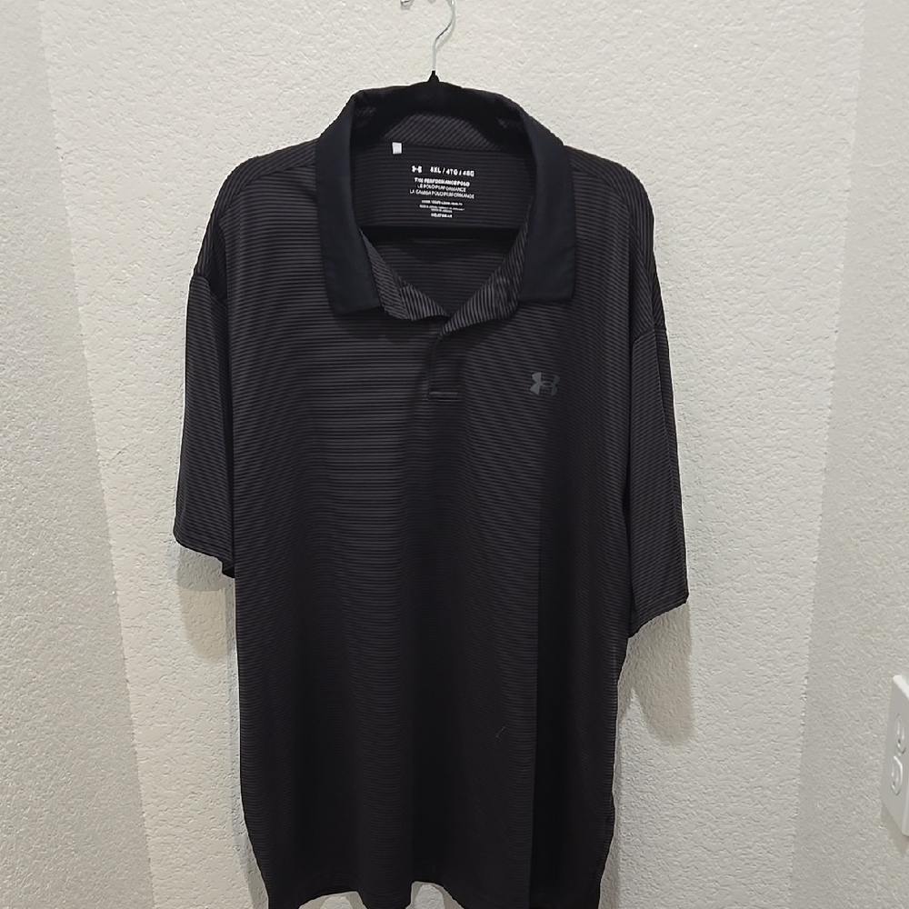 Under Armour Men's Black Polo Shirt